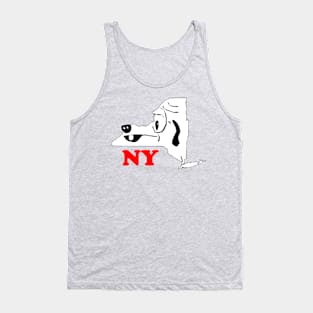 A funny map of New York - 5 Tank Top